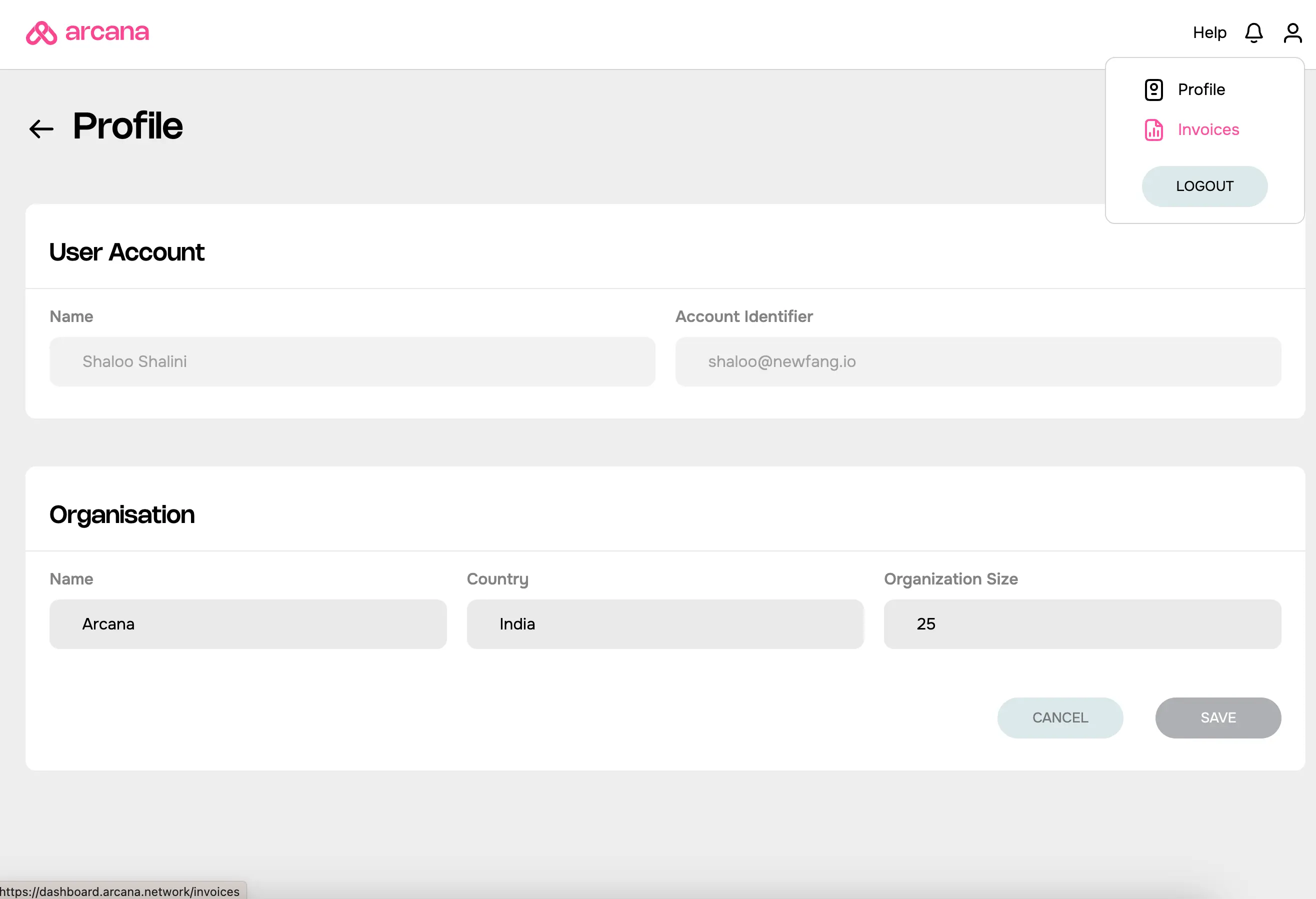 View Invoices